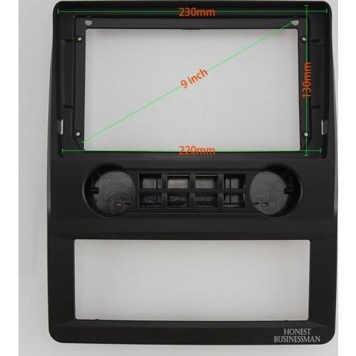 9 INCH Car Audio Frame GPS Navigation Fascia Panel Car dvd Plastic Frame Fascia is suitable for 2014-2018 FOTON VIEW G7
