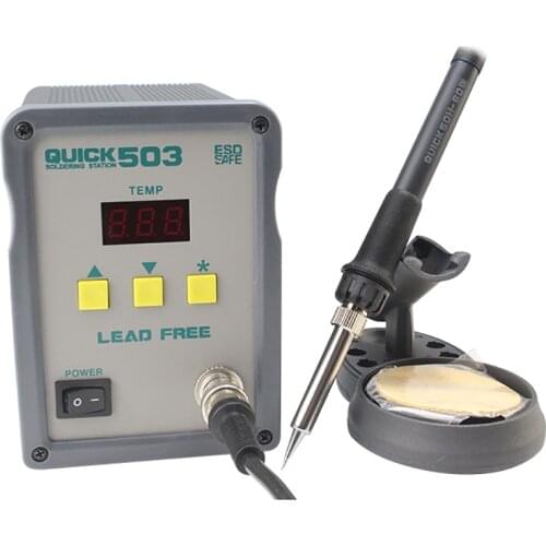 QUICK 503 60W Lead-free Intelligent Welding Station High Frequency Soldering Station Electric Soldering Iron Tools