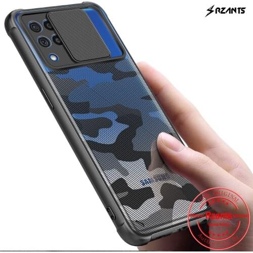 Rzants for Samsung Galaxy F62 Galaxy M62 Case Soft Military [Camouflage Lens] Lens Protection Shockproof Slim Luxury Clear Cover