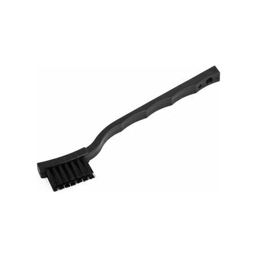 Black Plastic 17mm Long Triple Row Anti Static ESD Cleaning Brush