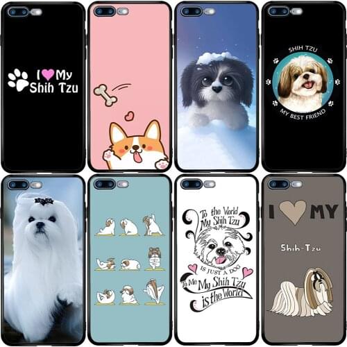 Cover Case for Samsung Note 8 9 10 20 S6 S7 S8 S9 S10 S20 FE S10E S11E Lite Plus Ultra Edge Shih Tzu Dog