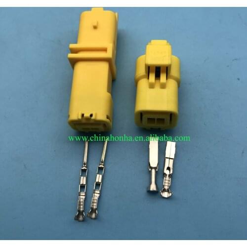 DJ7027A-1.5-11 / 21 FCI connector 2-pin male and female car connector water temperature sensor plug