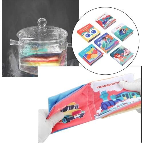 Baby Book Soft Cloth Animal Books Toddler Early Learning Develop Reading English Book Toys Kids Book