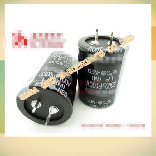 Electrolytic capacitor in Taiwan 100 v3300uf 3300 uf100v 30 * 40 plasma TV capacit