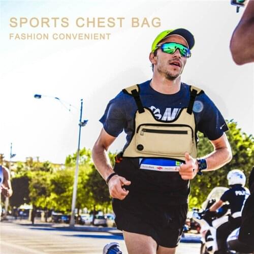 Functional Tactical Mens Chest Bag Fashion Bullet Hip Hop Vest Unisex Streetwear Bag Waist Pack Black Chest Rig Bag Male 2020