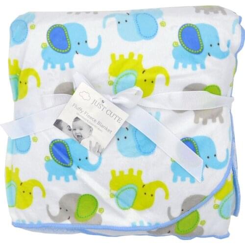 Fashion Newborn Baby Blanket Baby Swaddle Super Soft Coral Fleece Baby Wrap for Infant Baby Bedding Blanket Thicken Double Layer