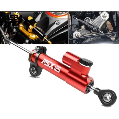 Motorcycle Damper Steering Stabilize Safety Control Bracket Mount kit Motorbike For HONDA MSX125 2014-2017 MSX 125 2015 2016