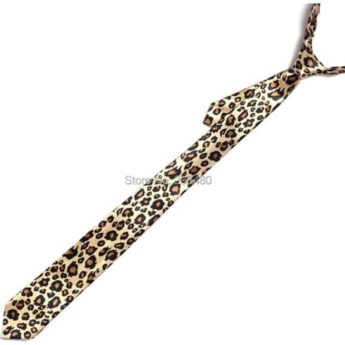 Men Ties Leopard Printing Mens Neckties Mix Woven Classic Party Wedding 5cm Neck Ties Gravatas Formal Dress Gift Business Top