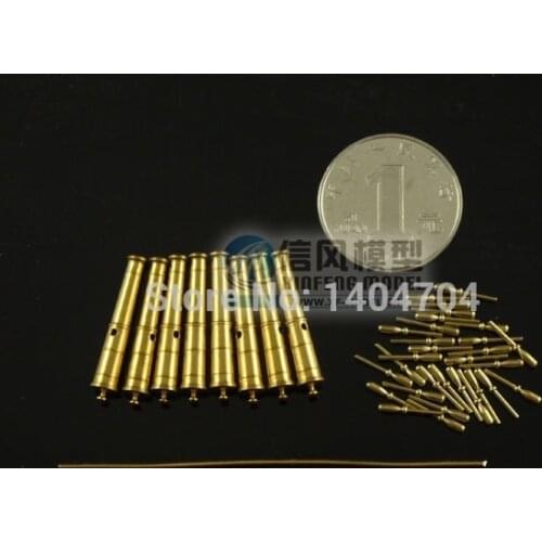 NIDALE Model CNC brass kits classic COPPER CANNON+CABLE BOLT for Scale 1/80 The Dutch royal yacht wooden model