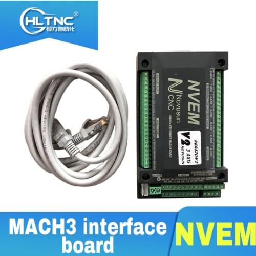 New Ethernet NVEM USB interface mach3 control board 3/4/5/6 axis engraving machine controller CNC machine tool control CNC 200K