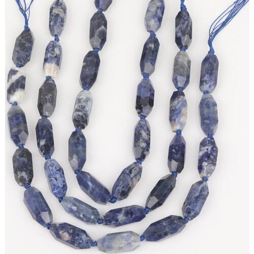 Approx 12pcs/strand,Oval Shape Natural Sodalite Stone Nugget Bead Strand,Raw Stone Chunky Beads Pendant Making EF-CT-304AMEE