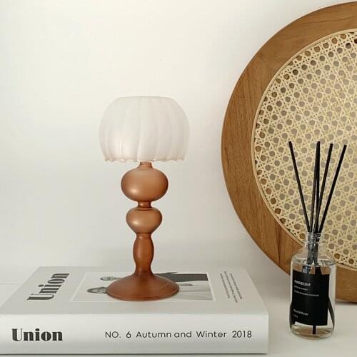 Cutelife Retro Table Lamp Glass Candle Holders Home Decoration Accessories Living Room Candlestick Vintage Wedding Candle Holder