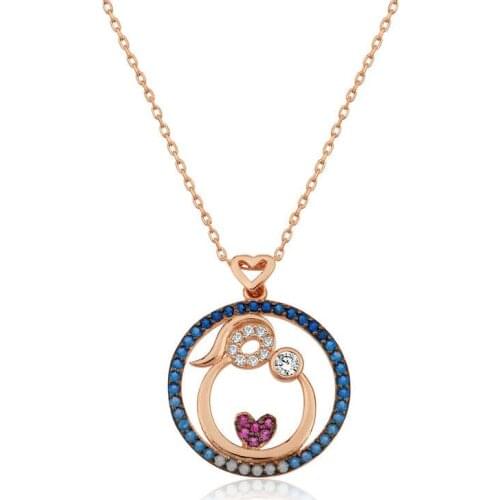 Tevuli 925 Sterling Silver Mother And Baby Love Lady Necklace