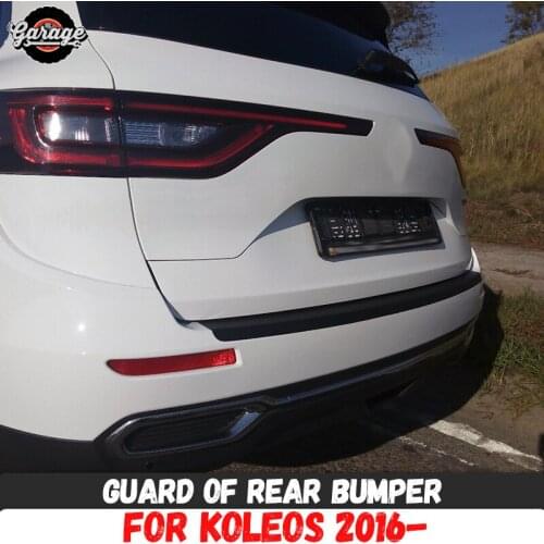 Guard of rear bumper for Renault Koleos 2016- ABS plastic accessories interior molding of scratches cover car styling tuning