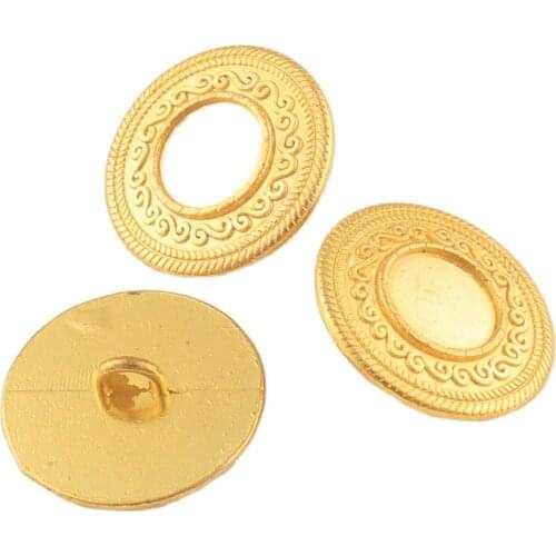 10 pcs Gold metal buttons garment coat sewing accessories buttons for clothing crafts button accessories DIY materials