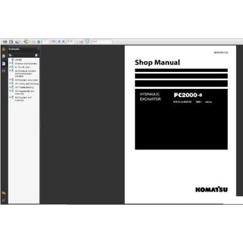 2019 new arrvive KOMATSU CSS 2018 FULL SET MANUAL 69.4GB