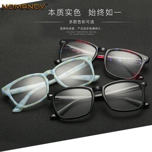 2019 Real Fashion Personality Oversized Square Frame Classic Trend Spectacles With Optical Lenses Or Photochromic Gray / Brown