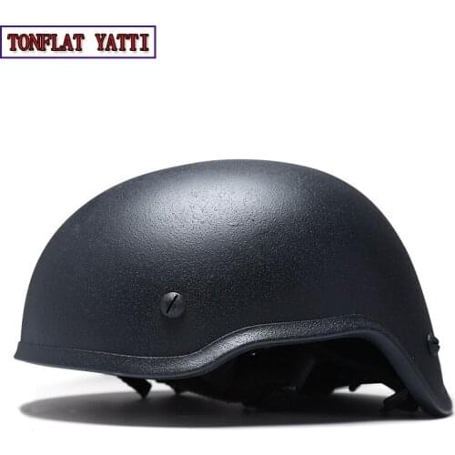 2020 New Military Tactical 2001helmet 4 Point Suspension Airsoft Gear Paintball Field Army Fans Explosion-proof Black Helmet