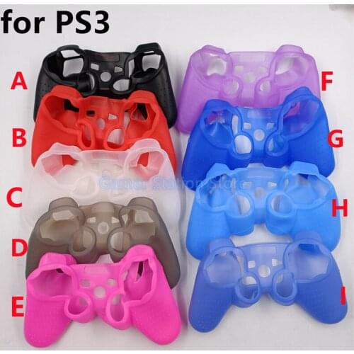 45pcs For PS3 Controller Gamepad Silicone Rubber Skin Case Protective Cover For Playstation 3 Joystick Replacement Accessories