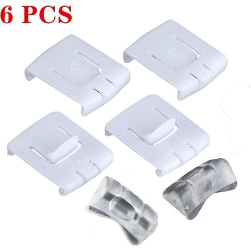 6 Piece Car Front Seat Rail Runner Centre Slider Guide 435881203A C10 For GOLF MK1 MK2 MK3 CORRADO SCIROCCO Plastic