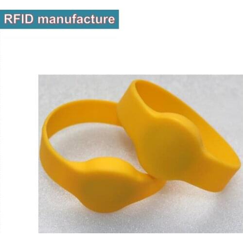 840-960mhz UHF RFID Silicon Wristband Waterproof Rfid Bracelet Tag with Alien H3 Chips For Swimming Poor Access Control System