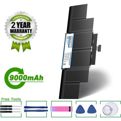 9000mAh A1417 Laptop Battery For APPLE MacBook Pro 15" A1398 2012 2013 Retina MC975LL/A ME665LL/A ME664LL/A MC976LL/A MD831LL/A