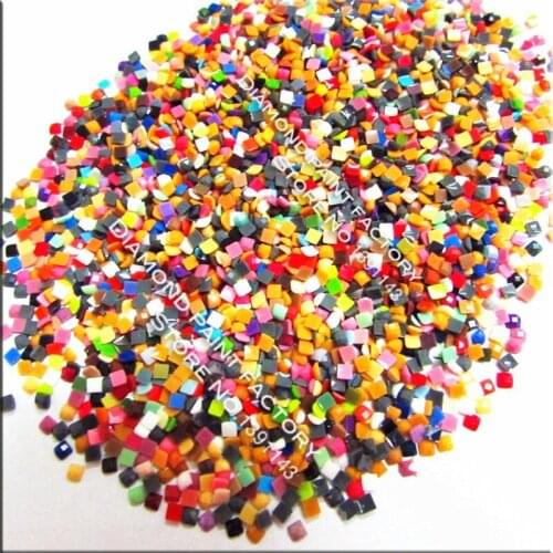 [DIAMOND PAINTING ACCESSORY] Wholesale Square Resin Diamond 1.5KG/Bag 447 Colors can choose Free Shipping