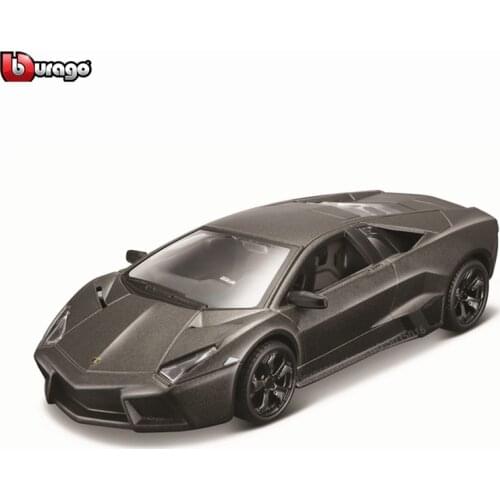 Bburago 1:32 Lamborghini Reventon simulation alloy car model plexiglass dustproof display base package Collecting gifts