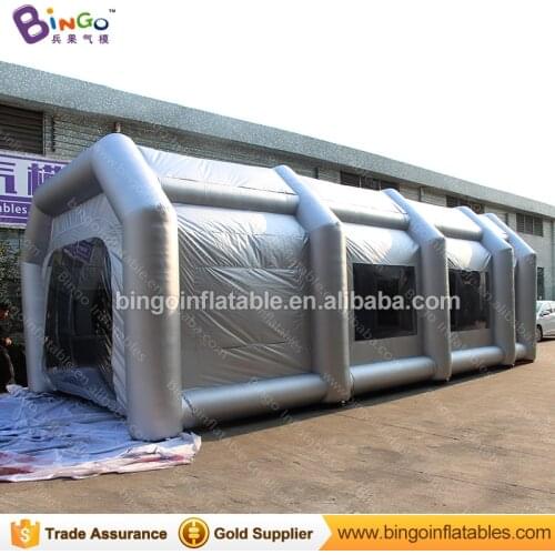 Free shipping 10X5X3.5 M large inflatable spray paint booth customized giant toy tent for car painting temporary work station