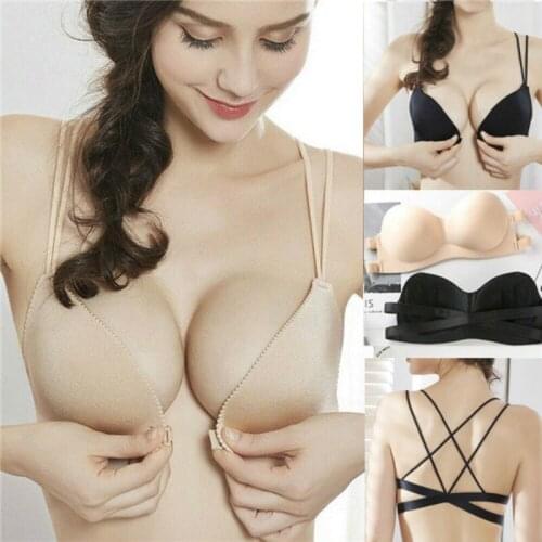 Women Seamless Bras Fashion Push Up Bra Lingerie 3/4 Cup Bralette Underwear Brassiere Sexy Strapless Breast Lift Bra