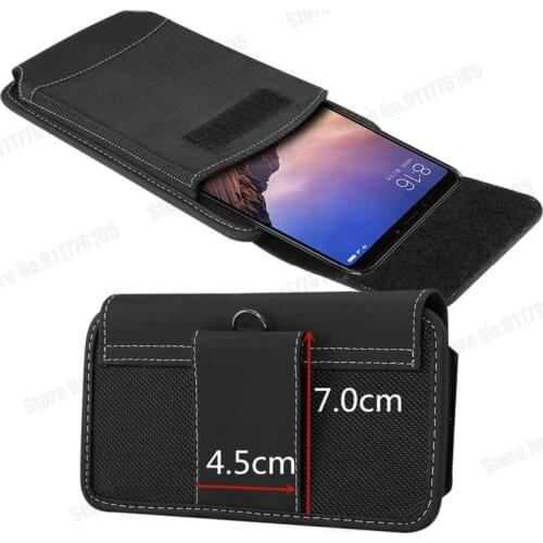 Phone Pouch For VIVO Y51 2020 Y52S X50E Y73S 5G X60 X30 V17 X50 PRO PLUS Waist Bag Belt Clip Holster Protective Cover Phone Case