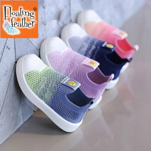 Size 21-30 Baby Girls Boys Cotton Running Shoes Light Casual Shoes Infant Soft Bottom Sport Shoes Children Kids Outdoor Sneakers