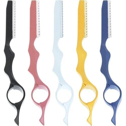 Meisha 1PCS Stainless Steel Straight Hair Cutting Razors Salon Hairdressing Thinning Knife Hair Styling Tool Hair Removal HC0006