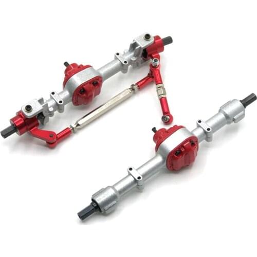 MN Model 1:12 D90 D91 D96 98 99S RC car spare parts metal upgrade front rear axle assembly