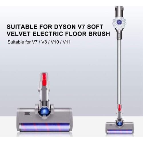 Soft Roller Cleaner Head Quick Release for Dyson Cordless Stick Vacuum Cleaner V7 V8 V10/SV12 V11, 966489-04