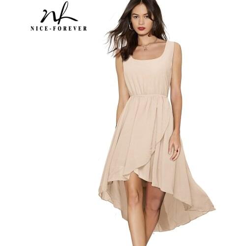 Летние шифоновые платья NICE-FOREVER China At AliExpress