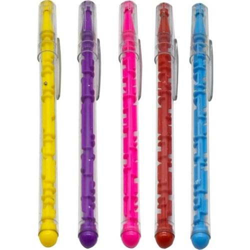15pcs Novelty Ballpoint Pen Fidget Decompression Toys Refillable 0.5mm Blue Ink Halloween/Christmas Party Decor for Gift