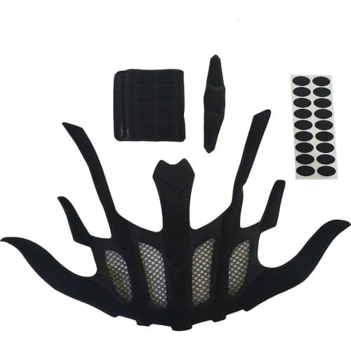 Foam Hot Press Forming Bicycle Electric Motorcycle Helmet Lining Sponge With Insect Net Bat-Shaped Helmet Lining