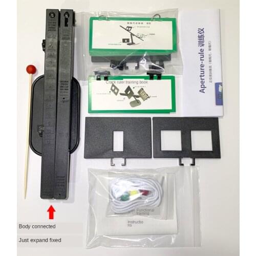 Aperture-Rule Trainer Strabismus Amblyopia Eye Treatment Monocular Vision Training Blackout Correction Tool Set