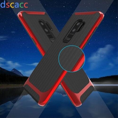 DSCACC Shockproof Hybrid Combo Cover TPU PC Hard Cover Armor Case for Samsung S9 PLUS J3 J5 J7 PRO 2017 EU NOTE 8 S8 plus 50pcs