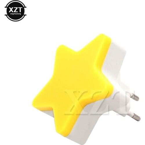 Cute LED Night light EU US Plug Colors Novelty Bed Lamp For Baby Bedroom Gift Romantic Colorful Lights