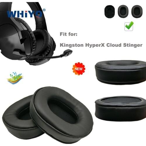 Replacement Ear Pads for Kingston HyperX Cloud Stinger Headset Parts Leather Cushion Velvet Earmuff Earphone Sleeve Cover