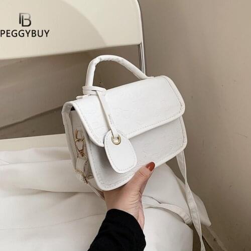 Fashion Candy Color Floral Cartoon PU Leather Handbag Crossbody Shoulder Bag Totes Female Women Handbag and Purse