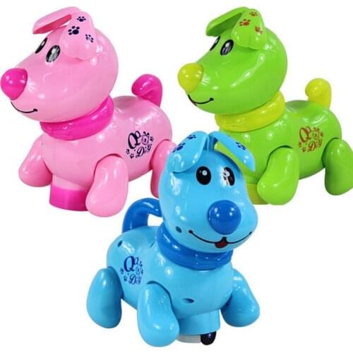 Smart electric Robot car Baby toys Dog figure model toys brinquedos doll Automatic steering Pet dog Kids toys Electric toy