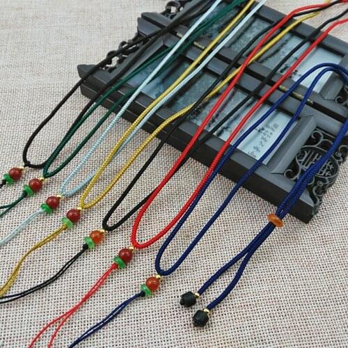 5pcs Hand Knited Necklace silk thread knot cord For Pendant- fine ananas knot