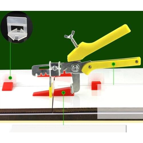 100pcs Tile Floor Locator Insert Tile Leveler Wedge Leveling Machine for Plate Flattening System Aid Tool
