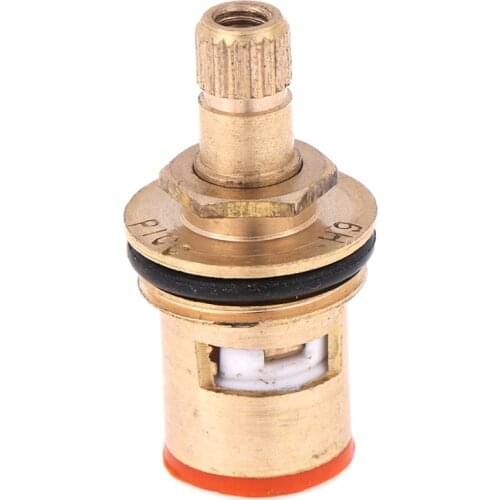 1pcs 1/2" 20 Copper Teeth Ceramic Tap Cartridge Disc Quarter Turn Valve Replaceme Faucet Cartridges Accessories
