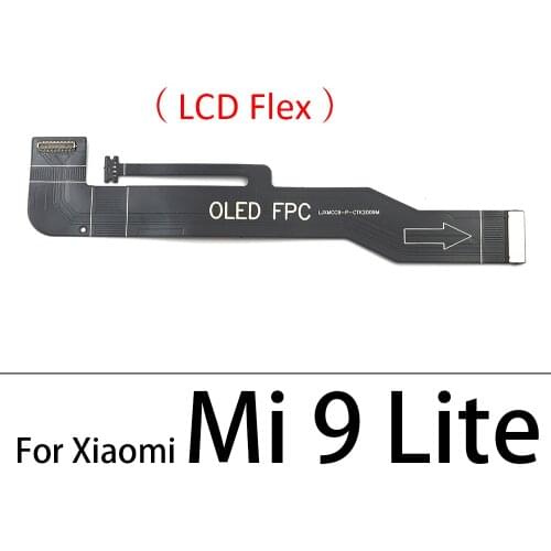 10Pcs/Lot, Main Flex Cable For Xiaomi Mi A3 F2 Pro / K30 Pro / Mi 9 Mi9 Lite Connect Mainboard To LCD Screen Ribbon