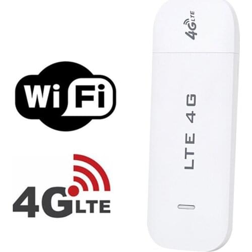 4G WiFi Router Portable WiFi USB Modem 150Mbps USB Dongle with SIM Card Slot Car Wireless Hotspot Pocket Mobile WiFi
