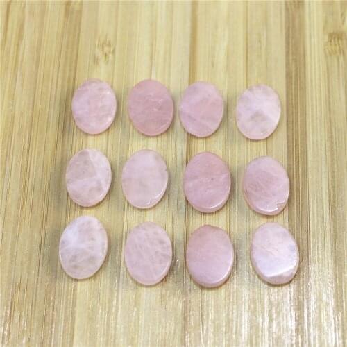 50 Pcs/batch of 13mmx18mm Natural Stone Powder Crystal Oval CAB CABOCHON Teardrop Wholesale Powder/tiger Eye Stone Beads